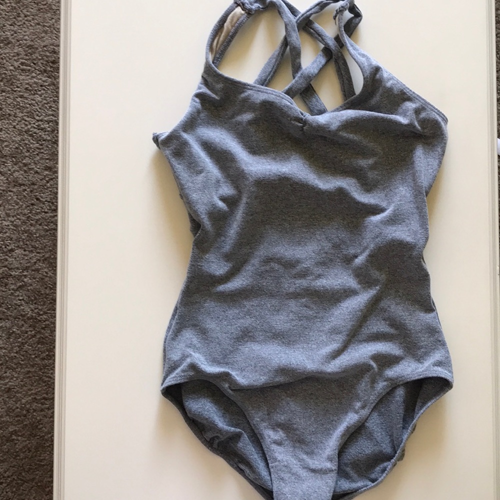 Grey leotard